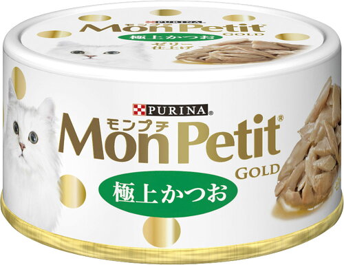 UPC 0000045015472 モンプチ ゴールド缶 極上かつお 70g ネスレ日本株式会社 ペット・ペットグッズ 画像