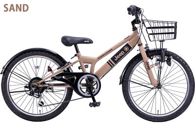 JAN 4511577063696 ジープ｜Jeep 22型 子供用自転車 JE-22S SAND/外装6段変速 2022年モデル GSジャパン株式会社 スポーツ・アウトドア 画像