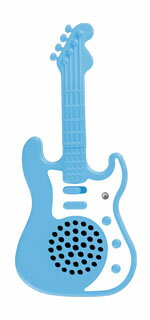 JAN 4511677064579 グリーンハウス エレキギター型ポータブルスピーカー GH-SP110GTB ブルー 株式会社グリーンハウス TV・オーディオ・カメラ 画像