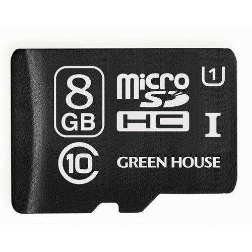 JAN 4511677072963 グリーンハウス microSDHCカード 8GB UHS-I Class10(1コ入) 株式会社グリーンハウス TV・オーディオ・カメラ 画像