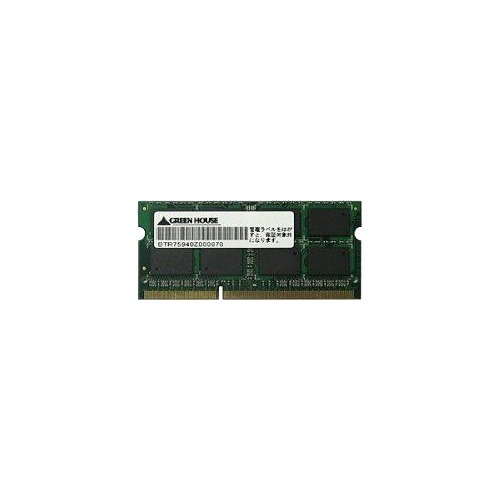 JAN 4511677078347 グリーンハウス PC3-12800 DDR3 SO-DIMM 4GB GH-DNT1600-4GB(1コ入) 株式会社グリーンハウス パソコン・周辺機器 画像
