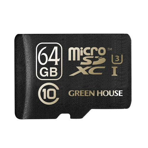 JAN 4511677094842 GREEN HOUSE microSDXCカード GH-SDMRXCUA64G 株式会社グリーンハウス TV・オーディオ・カメラ 画像