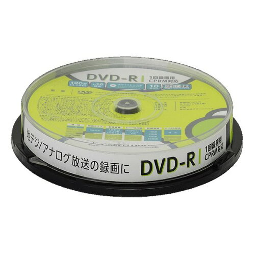 JAN 4511677106361 GH-DVDRCB10 録画DVDR 10枚 株式会社グリーンハウス TV・オーディオ・カメラ 画像