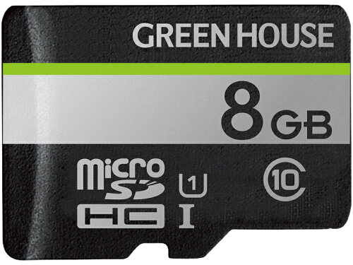 JAN 4511677128363 GREEN HOUSE GH-SDM-UA8G microSDHCカード UHS-I U1 クラス10 8GB 株式会社グリーンハウス TV・オーディオ・カメラ 画像