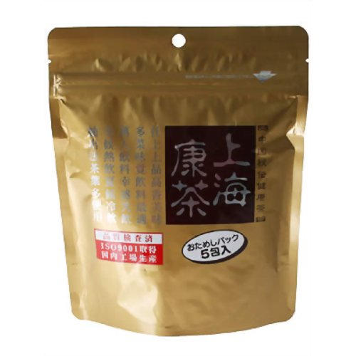 JAN 4512274002193 上海康茶 おためしパック 3g×5包入 新日本製薬株式会社 水・ソフトドリンク 画像