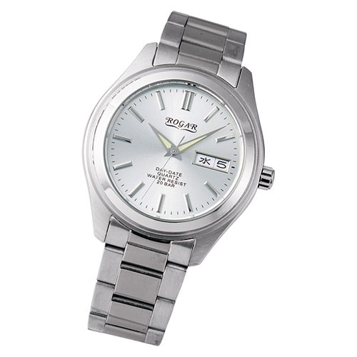 JAN 4513366301699 ロガール メンズ腕時計 ホワイト RO－026M－WH 株式会社富士精密 腕時計 画像