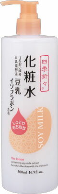 JAN 4513574028081 四季折々 豆乳イソフラボン化粧水(500ml) 熊野油脂株式会社 美容・コスメ・香水 画像