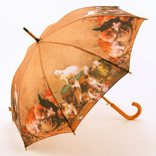 JAN 4514480368414 ジャンプ傘 キャットファミリー CSE0920 ねこ 猫 ネコ アンブレラ 長傘 雨傘 バッグ・小物・ブランド雑貨 画像