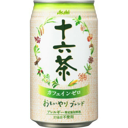 JAN 4514603241006 アサヒ飲料 十六茶缶３４０ｇ アサヒ飲料株式会社 水・ソフトドリンク 画像