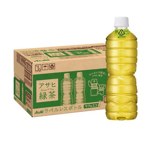 JAN 4514603399608 アサヒ飲料 アサヒ緑茶Ｐ６３０ｍｌラベルレス アサヒ飲料株式会社 水・ソフトドリンク 画像