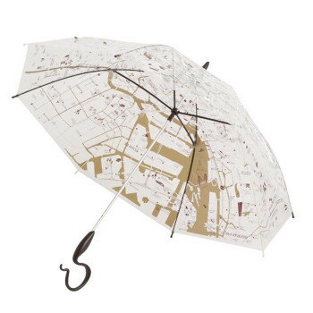 JAN 4514724170605 サエラ エバーイオン Map Tokyo ブラウン 雨傘 /レディース /60cm 株式会社サエラ バッグ・小物・ブランド雑貨 画像