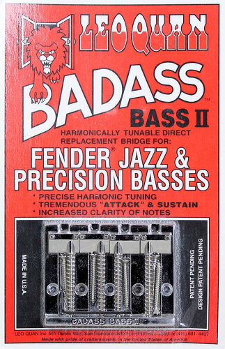 JAN 4514922101609 BADASS バダスブリッジ BASS II CHROME 株式会社フェルナンデス 楽器・音響機器 画像