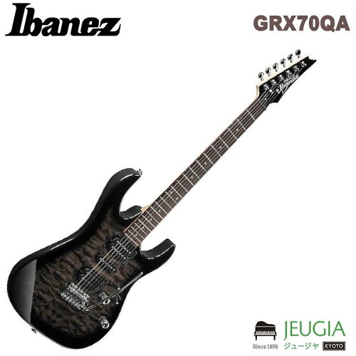 JAN 4515110752382 Ibanez アイバニーズ GIO Series GRX70QA-TKS Transparent Black Sunburst 星野楽器株式会社 楽器・音響機器 画像