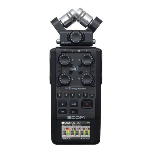 JAN 4515260022809 ZOOM ハンディレコーダー H6/BLK 株式会社ズーム 楽器・音響機器 画像