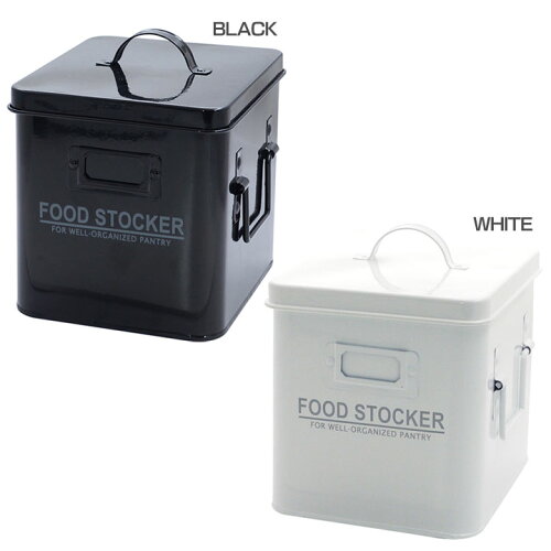 JAN 4516344083167 現代百貨 保存容器 food stocker ミニ   ブラック a175bk 株式会社現代百貨 ペット・ペットグッズ 画像