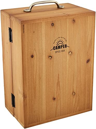 JAN 4516344093340 現代百貨｜GENDAI HYAKKA スパイスボックス CAMPER Spice Box-L size- 22×15×30cm A445 株式会社現代百貨 キッチン用品・食器・調理器具 画像
