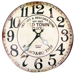 JAN 4516393543360 WALL CLOCK WORK HOUSE Old Town 株式会社ハット・トリック インテリア・寝具・収納 画像