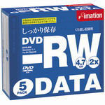 JAN 4517327011016 imation データ用 DVD-RW 4.7PBE×5枚 TV・オーディオ・カメラ 画像