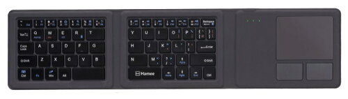 JAN 4522327905715 Hamee 薄型軽量ワイヤレスキーボード ブラック Hamee株式会社 スマートフォン・タブレット 画像