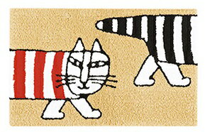 JAN 4522891410301 リサラーソン 猫 ライオン ハリネズミ lisa larson リサラーソン ルームマット  アスワン株式会社 インテリア・寝具・収納 画像