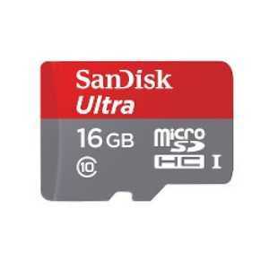 JAN 4523052011528 SanDisk microSDHCカード SDSDQUL-016G-J35A ウエスタンデジタル(同) 家電 画像