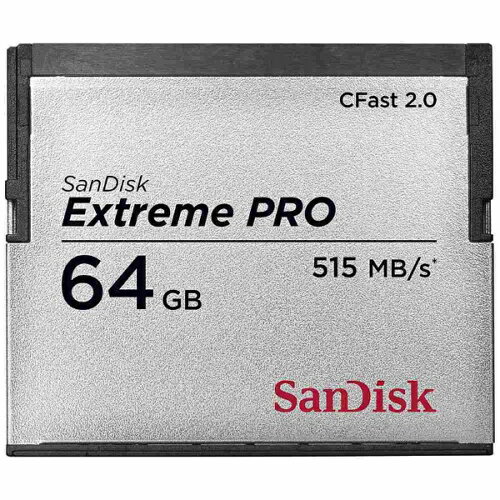 JAN 4523052015014 SanDisk エクストリーム プロ CFast 2.0 カード SDCFSP-064G-J46B ウエスタンデジタル(同) TV・オーディオ・カメラ 画像