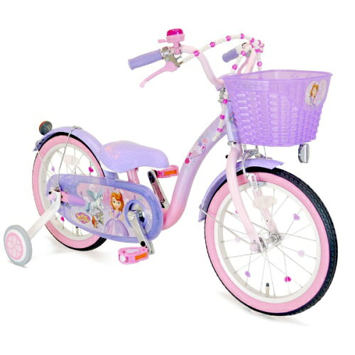 JAN 4523256002964 アイデス 18型 幼児用自転車 ソフィア＆スカイ 18 パープル×ピンク/シングルシフト アイデス株式会社 スポーツ・アウトドア 画像