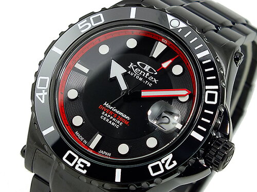 JAN 4524013005945 ケンテックス kentex マリンマン シーホース  限定 オールブラック s -03 メンズ腕時計 株式会社ケンテックスジャパン 腕時計 画像