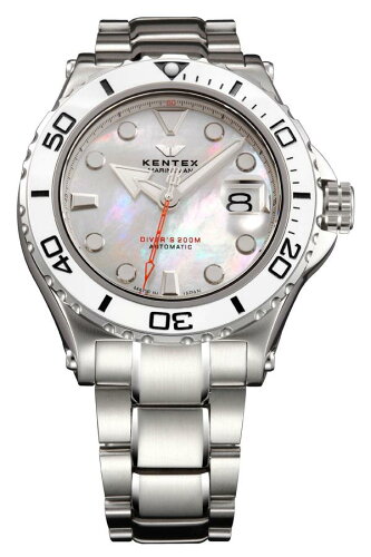 JAN 4524013006829 ケンテックス マリンマン シーホース 2 ダイバーズ S706M-18 Kentex ホワイトシェル 株式会社ケンテックスジャパン 腕時計 画像