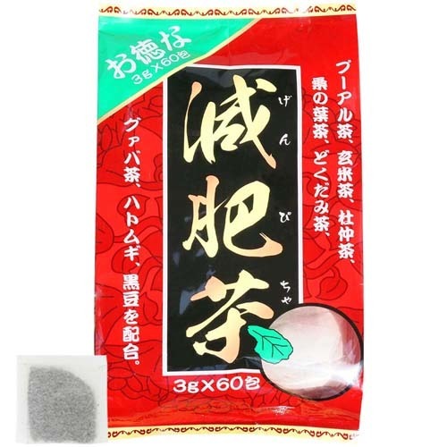 JAN 4524326100672 ユウキ製薬 減肥茶(3g*60包) ユウキ製薬株式会社 水・ソフトドリンク 画像