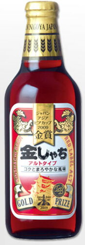 JAN 4524919210474 金しゃち ビール赤ラベル(330ml) 株式会社イズミック ビール・洋酒 画像