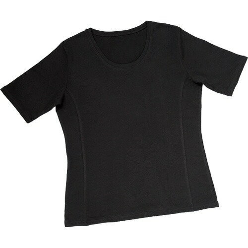 JAN 4528870405948 汗ジミ対策 Tシャツ Mサイズ ブラック(1枚入) 株式会社アルファックス インナー・下着・ナイトウェア 画像