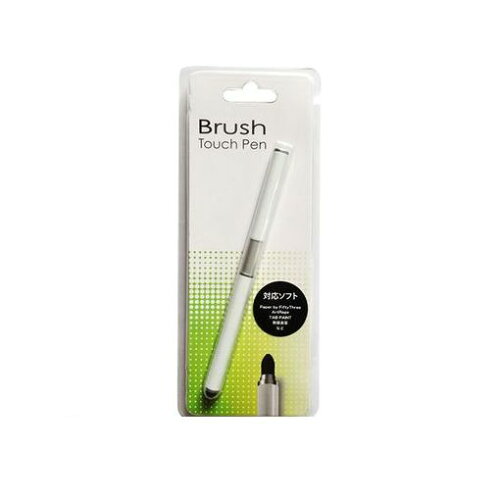 JAN 4528888024094 BM-BRUSHPEN-WHITE Brush Touch Pen ブラシタッチペン 4528888024094 ブライトンネット株式会社 スマートフォン・タブレット 画像