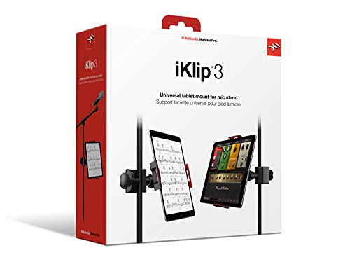 JAN 4530027192847 iKlip3 | iPad Proにも タブレット 7~12.9インチ をマイクスタンドへ取り付けるホルダーと になったiクリップ3 株式会社フックアップ スマートフォン・タブレット 画像