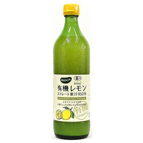JAN 4530620112389 ビオカ 有機レモンストレート 果汁100%(700ml) 株式会社ビオカ 水・ソフトドリンク 画像