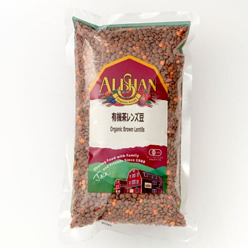 JAN 4532416100037 アリサン 有機茶レンズ豆 (500g) アリサン有限会社 食品 画像