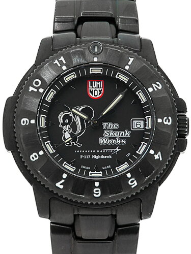 JAN 4533213327757 (ルミノックス)Luminox 腕時計 ロッキードマーティン F-117ナイトホーク 日本限定 数量限定 3402Skunk メンズ 株式会社リベルタ 腕時計 画像