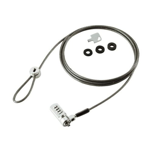 JAN 4534693119214 明晃化成工業 ダイヤル錠ワイヤーロック KWL92-A 明晃化成工業株式会社 パソコン・周辺機器 画像