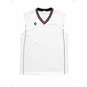 JAN 4534884132275 CB26712-1125-M コンバース ゲームシャツ ホワイト/Rブルー・M CONVERSE ゼットクリエイト株式会社 スポーツ・アウトドア 画像