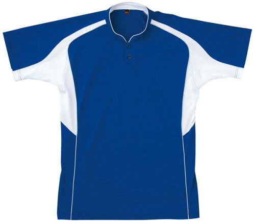 JAN 4534884719292 ベースボールシャツ BOT730A カラー：ロイヤルブルー×ホワイト サイズ：L #BOT730A ゼットクリエイト株式会社 スポーツ・アウトドア 画像