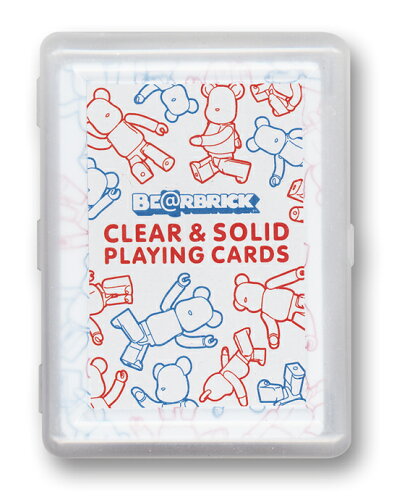 JAN 4536775302118 ベアブリック クリア＆ソリッド プレイングカード トランプ メディコム・トイ 株式会社マツイ・ゲーミング・マシン おもちゃ 画像