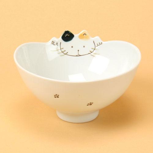 JAN 4539124385978 のぞき猫ネコ ねこ 飯碗風遊 石丸陶芸株式会社 キッチン用品・食器・調理器具 画像