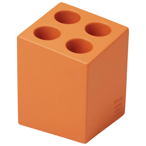 JAN 4539918005235 ideaco イデアコ  カサキーパー mini cube マットカラー 傘立て マットオレンジ イデア株式会社 インテリア・寝具・収納 画像