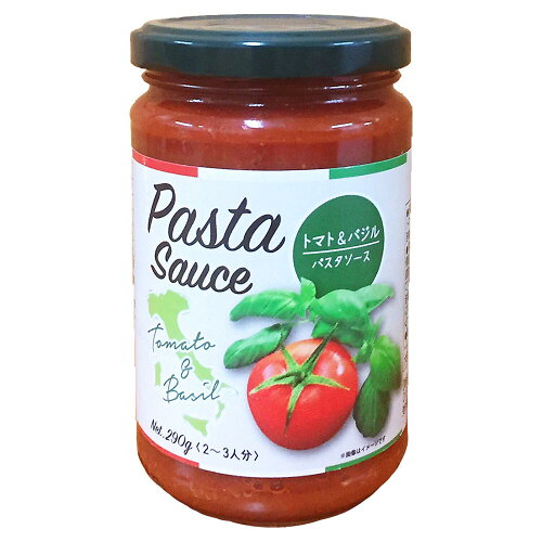 JAN 4541708022018 アシストバルール パスタソース トマト&バジル 290g 株式会社アシストバルール 食品 画像