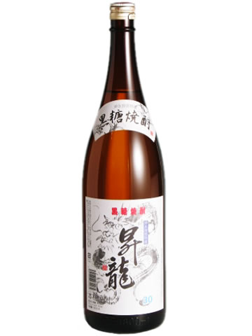 JAN 4541849025060 昇龍 乙類25°黒糖 白ラベル 1.8L 原田酒造株式会社 日本酒・焼酎 画像