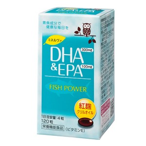 JAN 4544630030267 ミネルヴァ DHA＆EPA(120粒) 京都薬品ヘルスケア株式会社 ダイエット・健康 画像