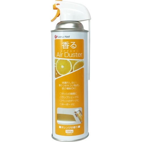 JAN 4545563428220 香るエアダスター トリガータイプ オレンジの香り FNC-JB03T-OR(1コ入) ナカバヤシ株式会社 ダイエット・健康 画像