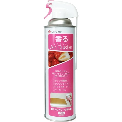 JAN 4545563428237 香るエアダスター トリガータイプ ストロベリーの香り FNC-JB03T-ST(1コ入) ナカバヤシ株式会社 ダイエット・健康 画像
