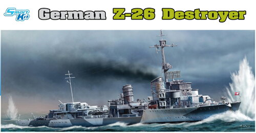 JAN 4545782027679 ドラゴンモデル 1/350 WW.II ドイツ海軍 駆逐艦 Z-26 プラモデル 有限会社プラッツ ホビー 画像