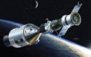 JAN 4545782031591 ドラゴンモデル 1/72 アポロ・ソユーズ テストプロジェクト アポロ18号＆ソユーズ19号 プラモデル 有限会社プラッツ ホビー 画像